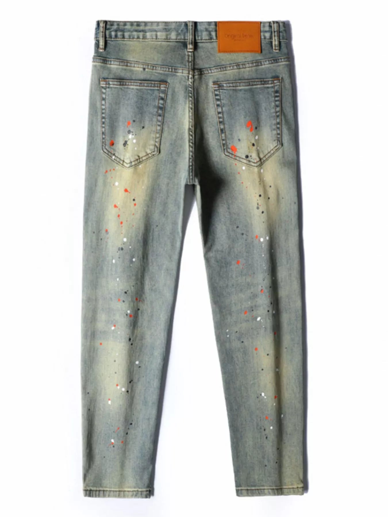 Men's Distressed Slim Fit Jeans - Farnelli