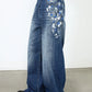 Men's Paint Wide Leg Jeans - Farnelli
