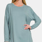 Zenana Full Size Brushed Microfiber Top and Leggings Lounge Set - Farnelli