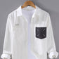 Men's Plus Size Button Up Long Sleeve Shirt - Farnelli