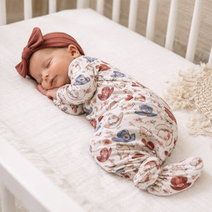 Wildflower Rodeo Cowgirl Gown - Bamboo Newborn Layette