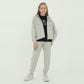 Zip-Up Hoodie Girls Jogger Set - Farnelli