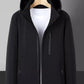 Men's Plus Size Warm Fleece Lined Hooded Winter Coat - Farnelli
