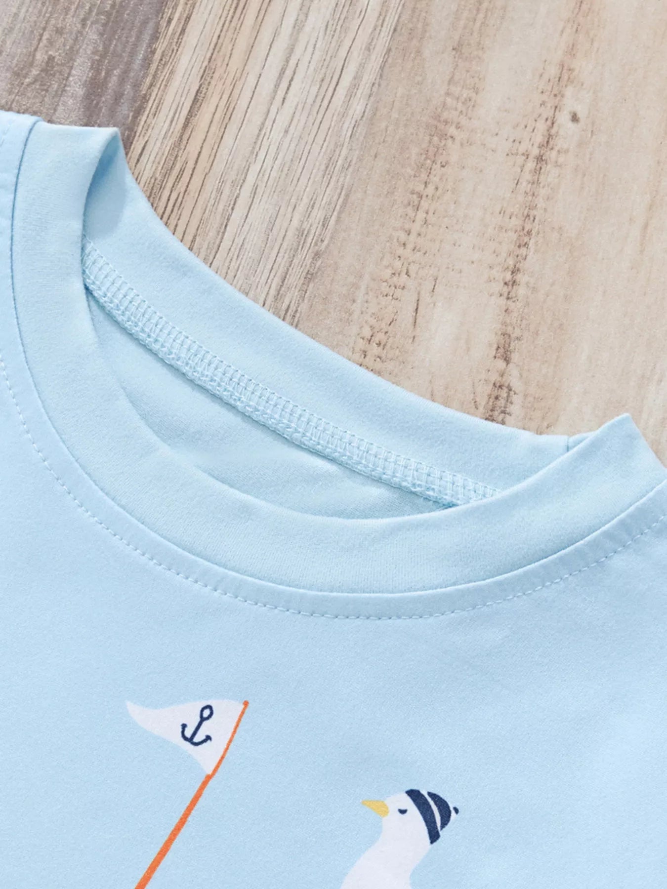 Children's Whale Graphic Short Sleeve Tee & Shorts Set - Farnelli