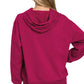 Zenana Fleece Kangaroo Pocket Hoodie - Farnelli