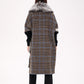 Saga®Furs silver fox wool cashmere coat by Alaska® Outerwear Company
