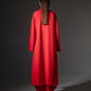Chester Premium  Wool Cashmere Coat in Sicily Red