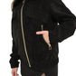 Genuine Suede Mink Trim Jacket