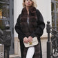 Brackley Alaska Outerwear Company polar fox fur double-face coat in soft cream tones