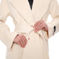 Premium 100% Australian Merino Wool Coat in Marshmallow
