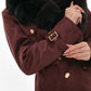 Genuine Polar Fox Eco Suede Jacket