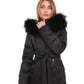 Genuine Fur Trim Down Coat