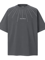 Men's Embellished Oversized Short Sleeve T-Shirt - Farnelli