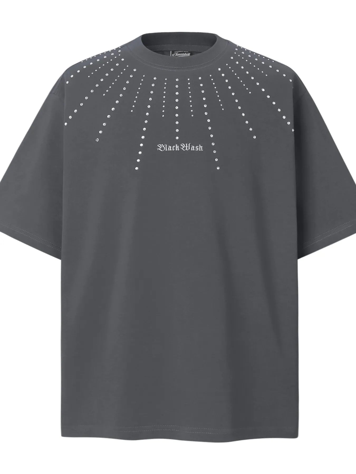 Men's Embellished Oversized Short Sleeve T-Shirt - Farnelli