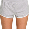 Zenana Elastic Waistband Dolphin Shorts - H GREY