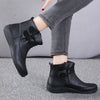 Button Detail Ankle Boots - Black