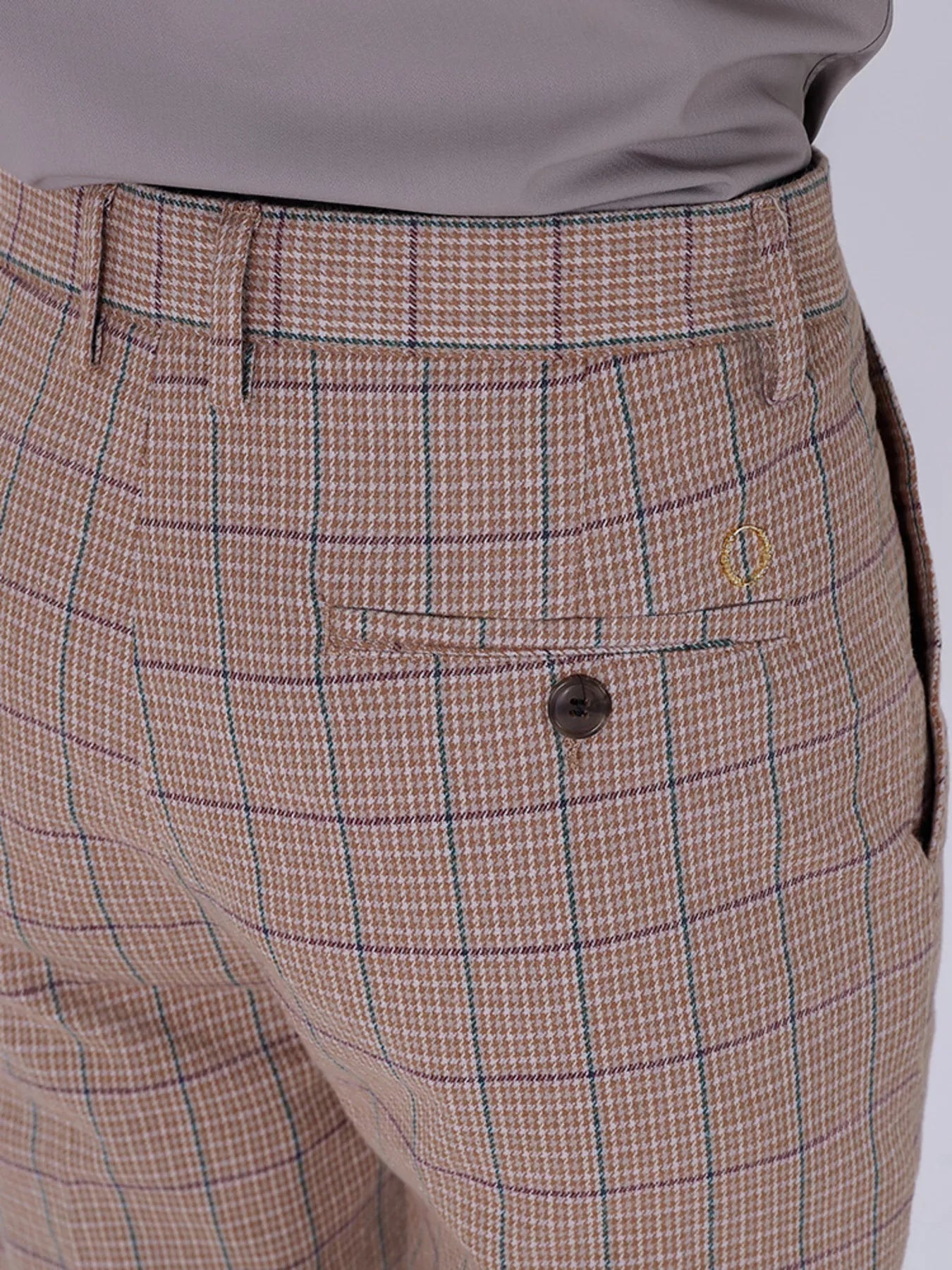 Men's Slim Fit Plaid Pants - Farnelli