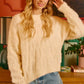 BiBi Checker Board Drop Shoulder Sweater - Farnelli