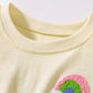 Children's Rainbow Applique Tulle Layered Dress - Farnelli