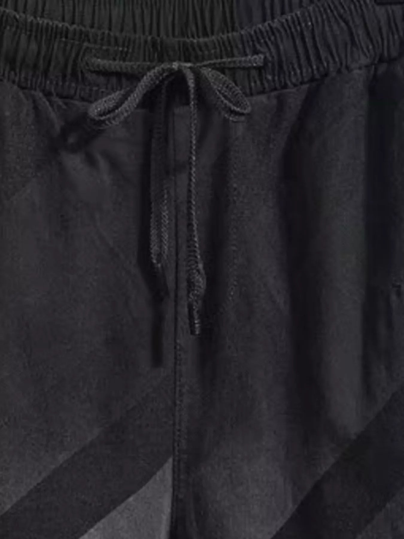 Men's Plus Size Striped Casual Drawstring Shorts - Farnelli