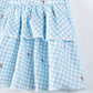 Children's Gingham Ruffle Sleeveless Dress - Farnelli