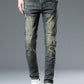 Men's Distressed Slim Fit Jeans - Farnelli
