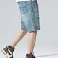 Men's Distressed Denim Shorts - Farnelli
