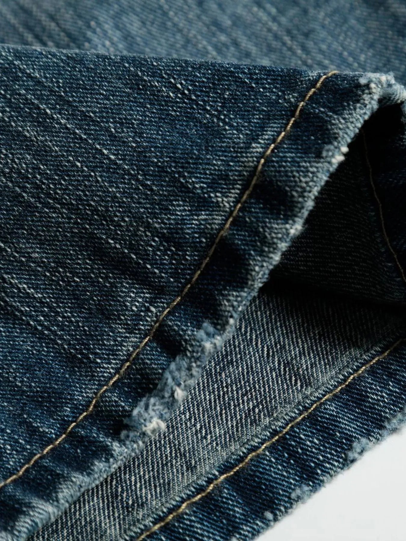 Men's Washed Wide Leg Jeans - Farnelli