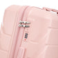 HouseOfZazla 3-piece spinner wheel luggage set with combination locks in multiple sizes