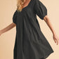 Aemi + Co Square Neck Babydoll Dress with Pockets - Farnelli