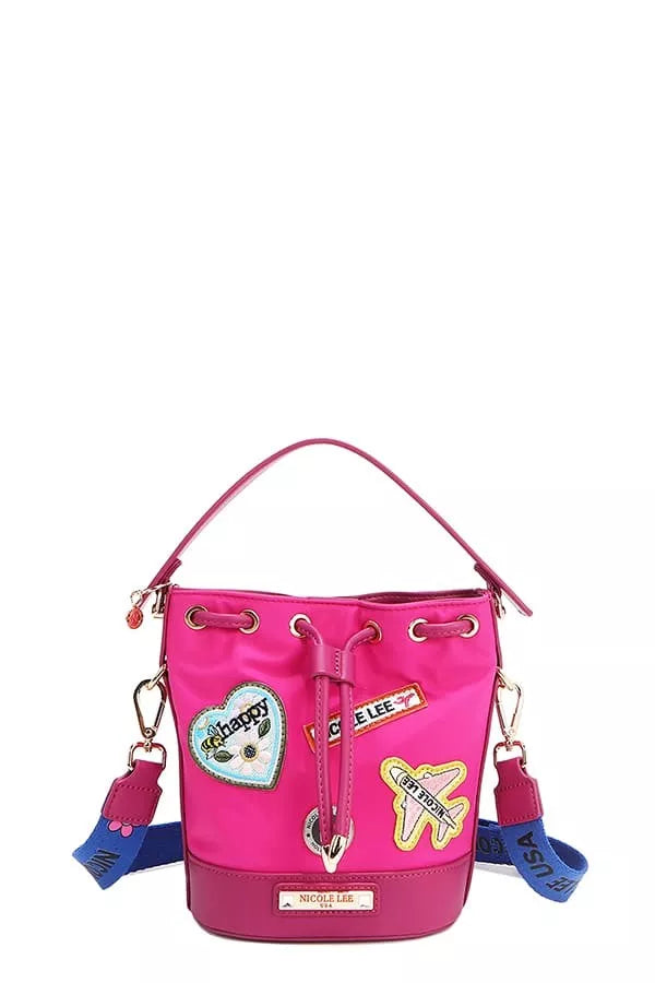 Nicole Lee USA Color Patch Bucket Bag - Farnelli