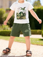 Children's Graphic T-Shirt & Shorts Set - Farnelli
