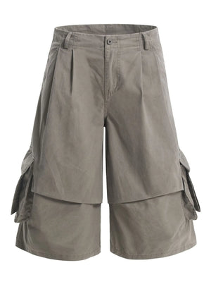Men's Wide Leg Cargo Shorts - Farnelli
