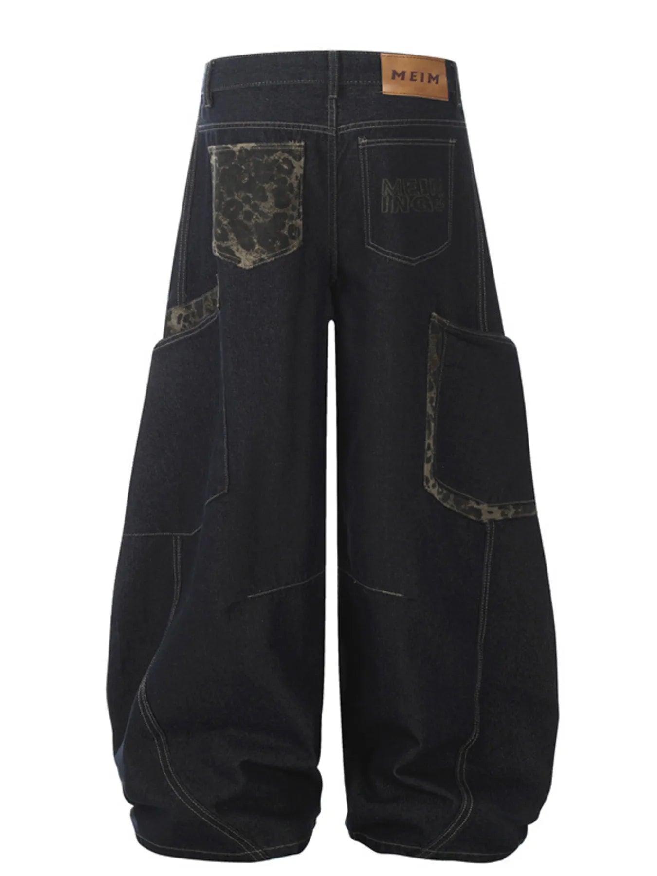 Men's Wide Leg Cargo Jeans - Farnelli