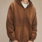 Men's Oversized Casual Zip-Up Hoodie - Farnelli