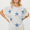 BiBi Fourth Of July Terry T-Shirt - OFF WHITE