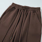 Collared Sweatshirt and High Waist Pants Active Set - Farnelli