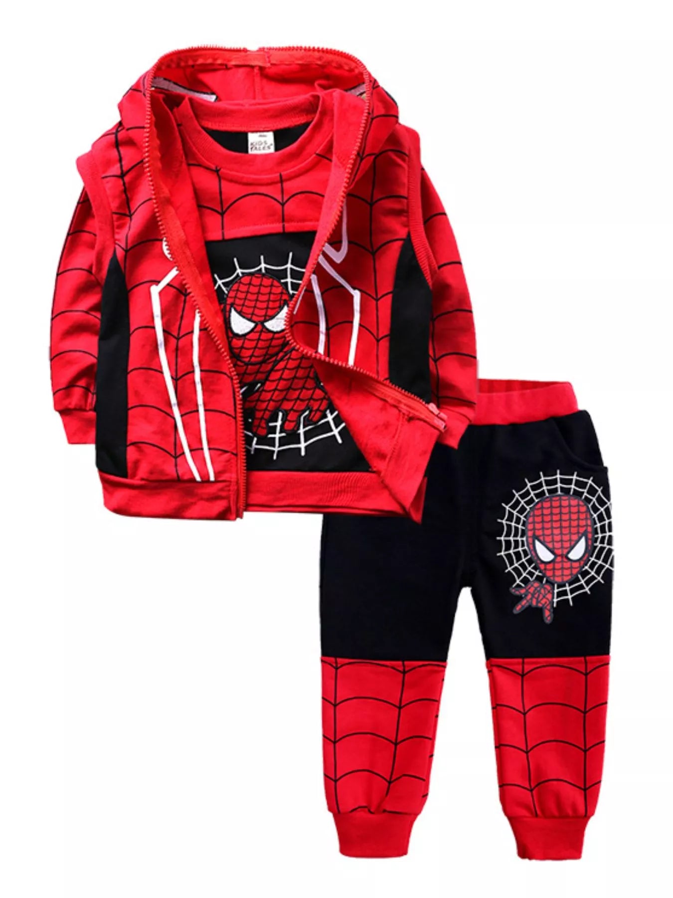 Children's Spiderman 3-Piece Outfit Set - Farnelli