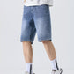 Men's Washed Loose Fit Denim Shorts - Farnelli
