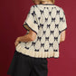 Umgee Bow Knit Ruffle Sleeve Sweater - Farnelli