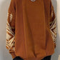 Men's Plus Size Ethnic Pattern Oversized Pullover Sweater - Farnelli