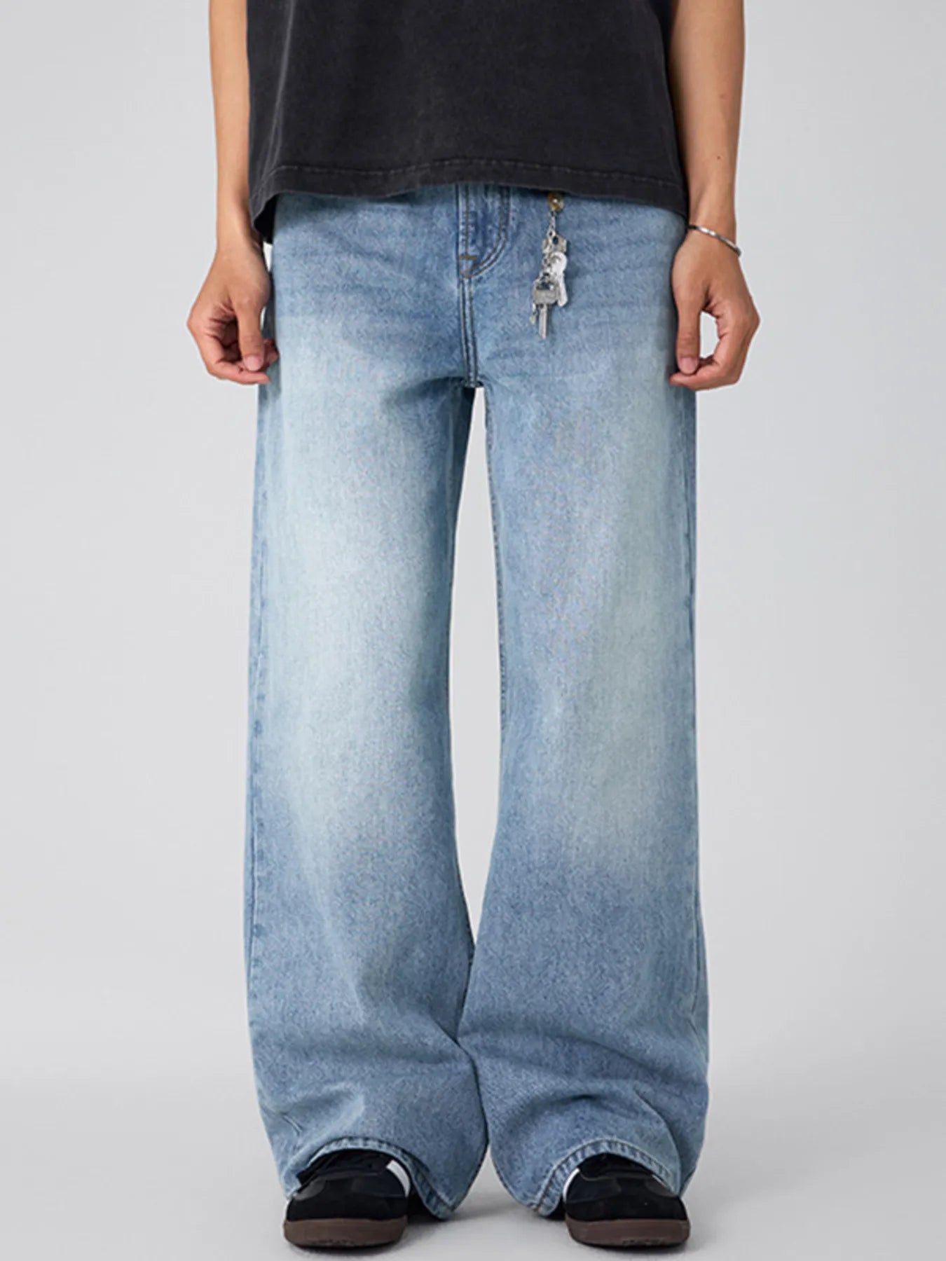 Men's Wide Leg Jeans - Farnelli