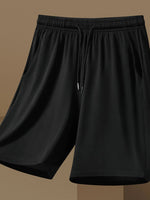 Men's Plus Size Drawstring Pocketed Shorts - Farnelli