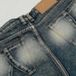 Men's Acid Wash Denim Shorts - Farnelli