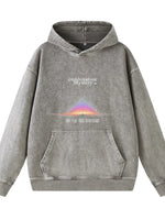 Men's Graphic Dropped Shoulder Hoodie - Farnelli