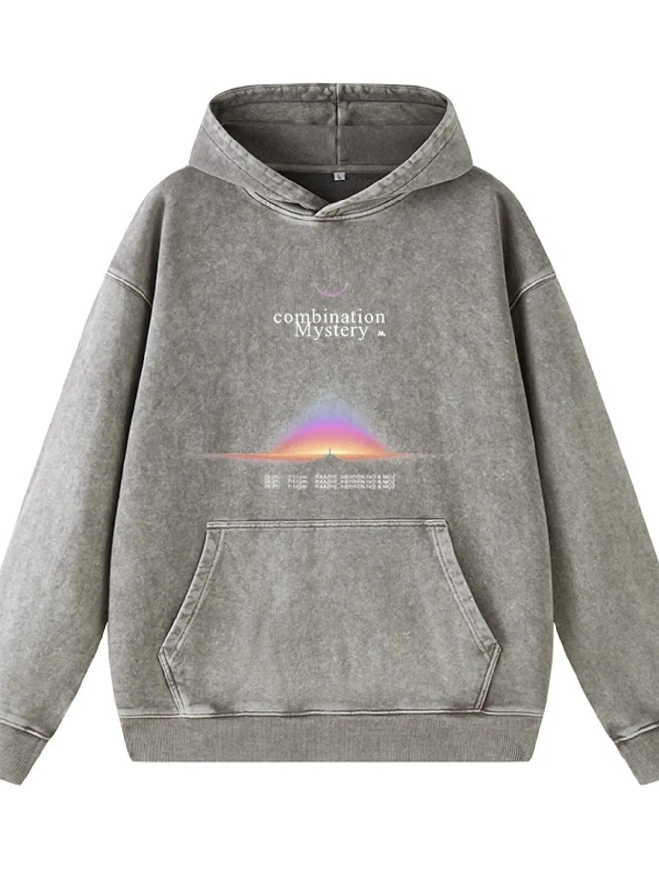 Men's Graphic Dropped Shoulder Hoodie - Farnelli