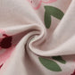 Children's Flower Round Neck Tee and Shorts Set - Farnelli