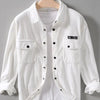 Men's Button Up Long Sleeve Shirt - White