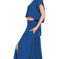 Zenana Heavy Woven Span Crop Tee & Skirt Set - Farnelli