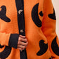 BiBi Halloween Witch Hat Moon Bat Artwork Cardigan - Farnelli